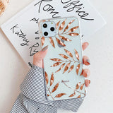 Gold Leaves iPhone Case