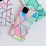 Rainbow Geometric Pattern iPhone Case