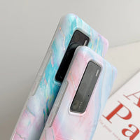 Laser Marble Texture Huawei Case