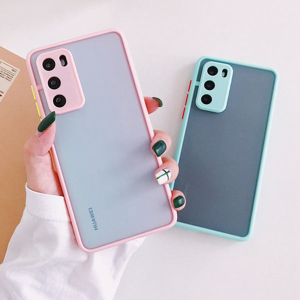 Colorful Anti-knock Transparent Huawei Case