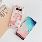 Geometric Pink Pattern Samsung Galaxy Case