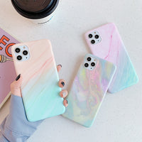 Colorful Marble Texture iPhone Case