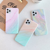 Colorful Marble Texture iPhone Case