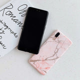 Marble With Gold Cracks Huawei Case