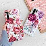 Pink & Purple Roses Huawei Case